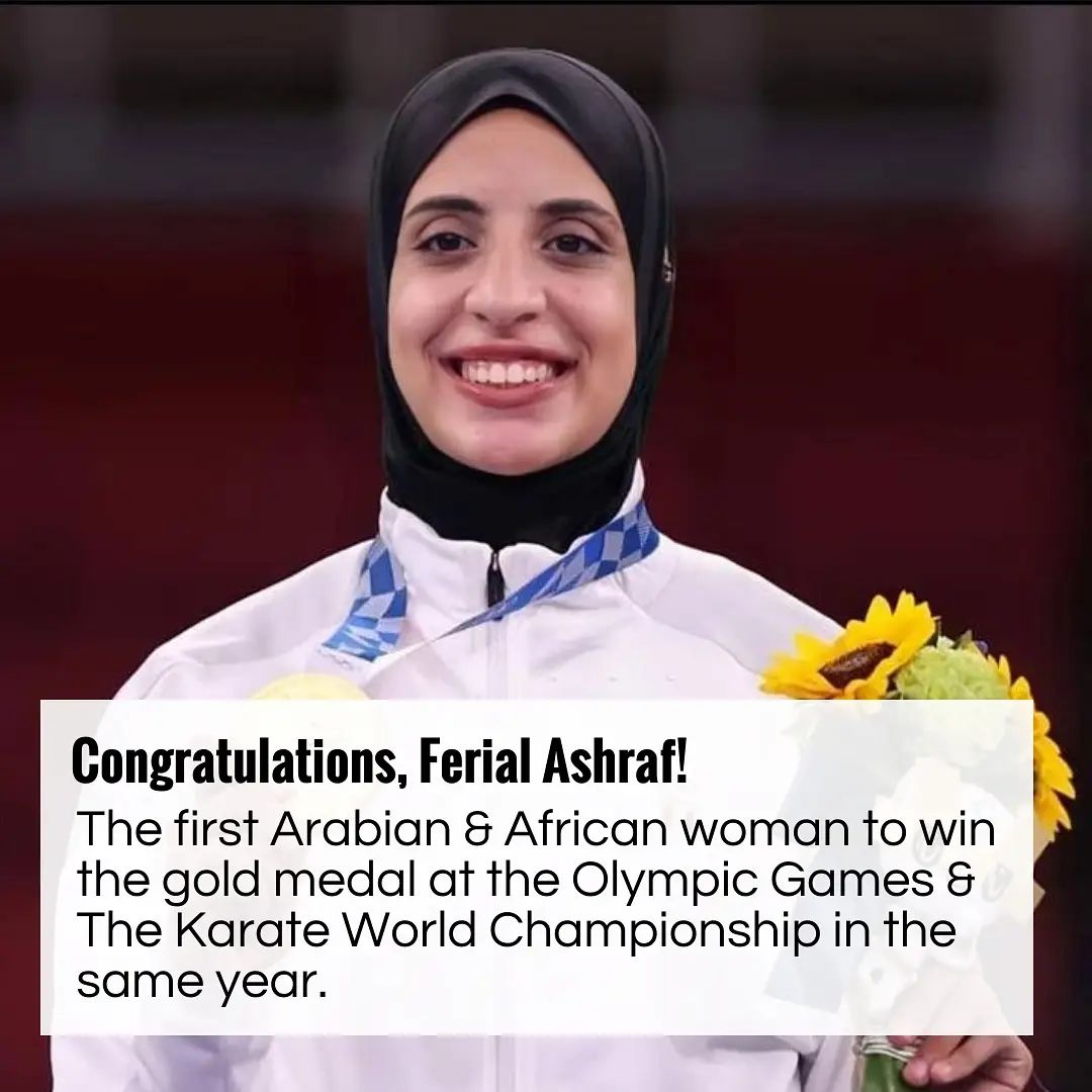 Feryal Ashraf — Egyptian karateka, Olympic gold
