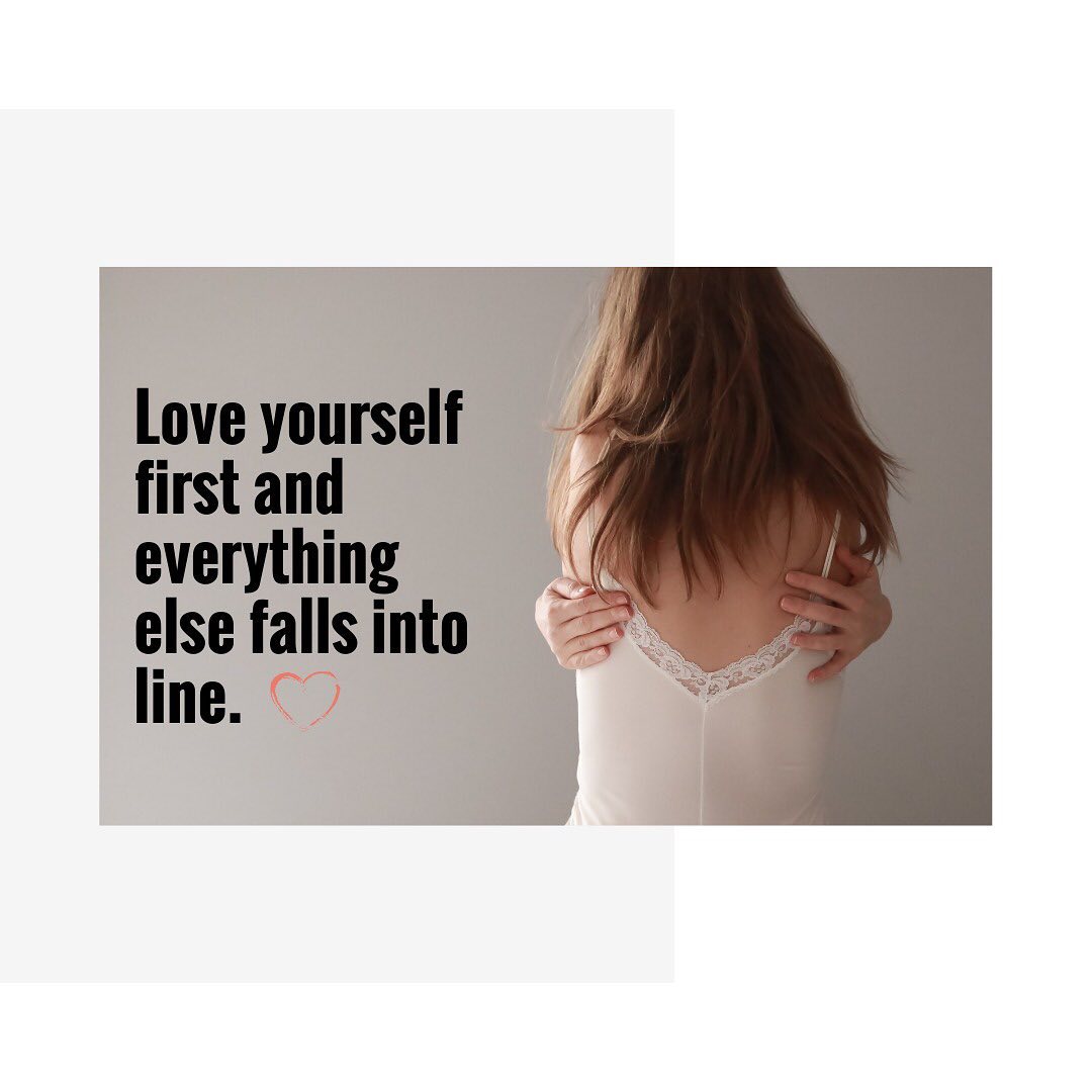 Love yourself first quote post